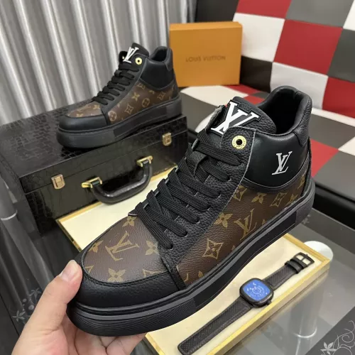 Louis Vuitton High Tops Shoes For Men #1387673 $85.00 USD, Wholesale Replica Louis Vuitton High Tops Shoes