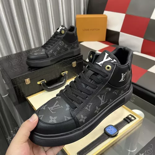 Louis Vuitton High Tops Shoes For Men #1387674 $85.00 USD, Wholesale Replica Louis Vuitton High Tops Shoes