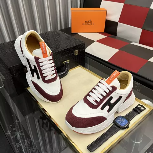 Replica Hermes Casual Shoes For Men #1387676 $88.00 USD for Wholesale