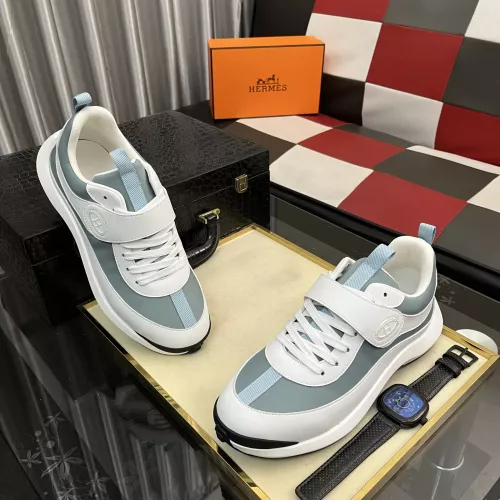 Replica Hermes Casual Shoes For Men #1387683 $85.00 USD for Wholesale