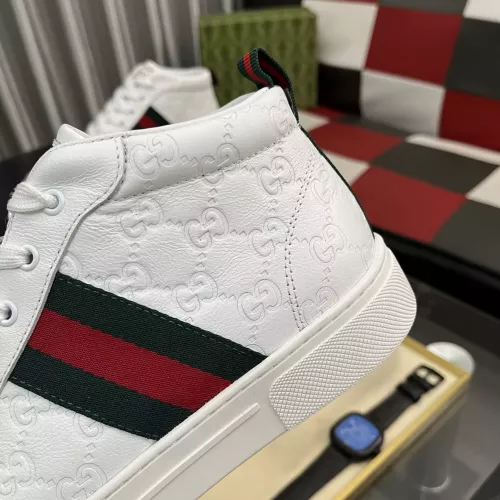 Replica Gucci High Tops Shoes For Men #1387722 $88.00 USD for Wholesale