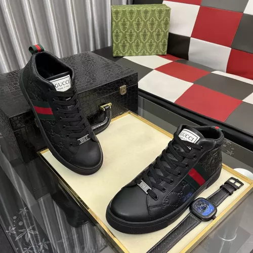 Replica Gucci High Tops Shoes For Men #1387724 $88.00 USD for Wholesale