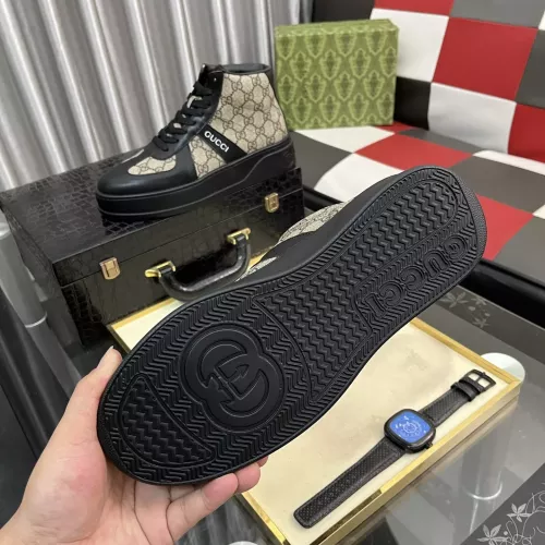 Replica Gucci High Tops Shoes For Men #1387725 $85.00 USD for Wholesale