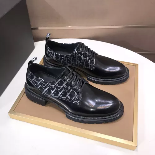 Replica Christian Dior Leather Shoes For Men #1387863 $128.00 USD for Wholesale