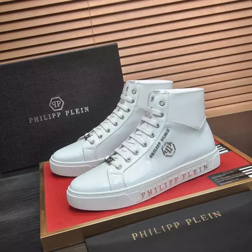 Philipp Plein PP High Tops Shoes For Men #1387888 $92.00 USD, Wholesale Replica Philipp Plein PP High Tops Shoes