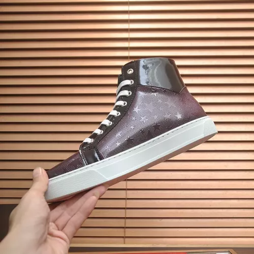 Replica Philipp Plein PP High Tops Shoes For Men #1387889 $92.00 USD for Wholesale