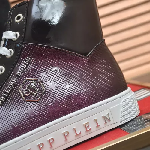 Replica Philipp Plein PP High Tops Shoes For Men #1387889 $92.00 USD for Wholesale