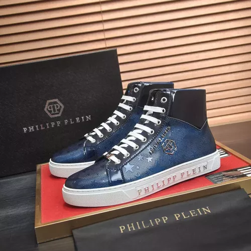 Philipp Plein PP High Tops Shoes For Men #1387892 $92.00 USD, Wholesale Replica Philipp Plein PP High Tops Shoes