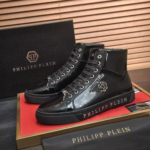 Philipp Plein PP High Tops Shoes For Men #1387894 $92.00 USD, Wholesale Replica Philipp Plein PP High Tops Shoes