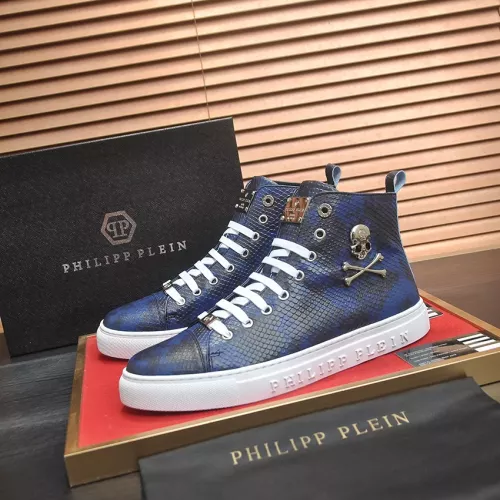 Philipp Plein PP High Tops Shoes For Men #1387897 $92.00 USD, Wholesale Replica Philipp Plein PP High Tops Shoes