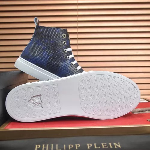 Replica Philipp Plein PP High Tops Shoes For Men #1387897 $92.00 USD for Wholesale