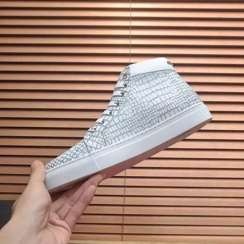 Replica Philipp Plein PP High Tops Shoes For Men #1387910 $92.00 USD for Wholesale