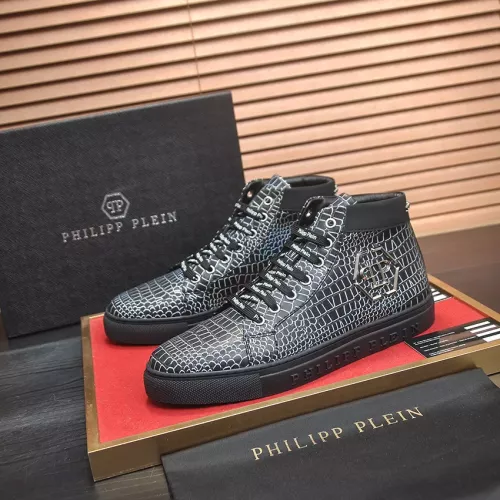 Philipp Plein PP High Tops Shoes For Men #1387911 $92.00 USD, Wholesale Replica Philipp Plein PP High Tops Shoes