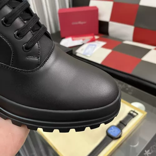 Replica Salvatore Ferragamo Leather Shoes For Men #1387949 $118.00 USD for Wholesale