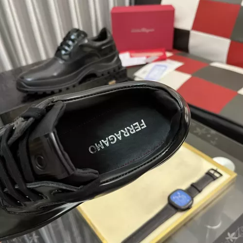 Replica Salvatore Ferragamo Leather Shoes For Men #1387951 $118.00 USD for Wholesale