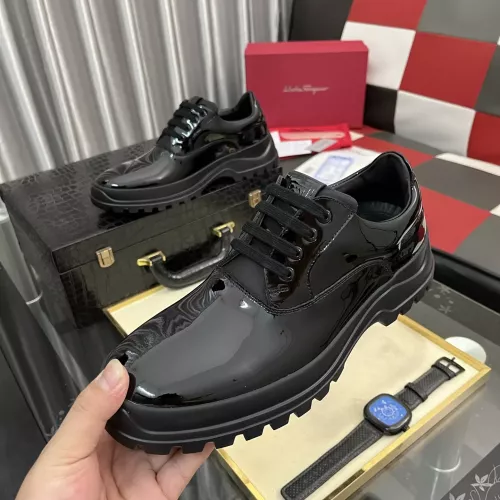 Salvatore Ferragamo Leather Shoes For Men #1387955 $118.00 USD, Wholesale Replica Salvatore Ferragamo Leather Shoes