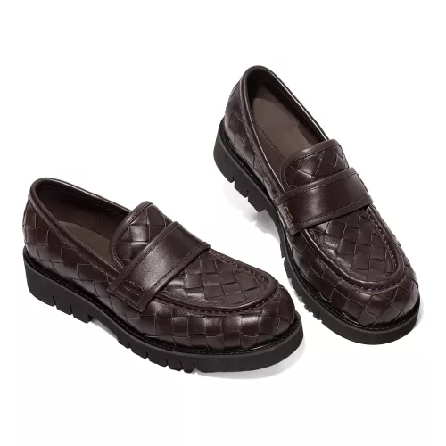 Bottega Veneta BV Leather Shoes For Men #1387962 $135.00 USD, Wholesale Replica Bottega Veneta BV Leather Shoes