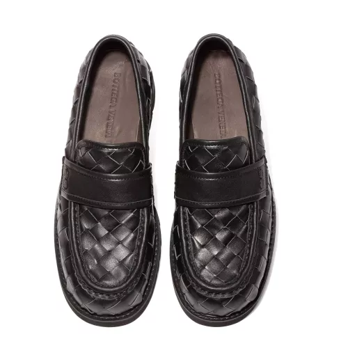 Replica Bottega Veneta BV Leather Shoes For Men #1387964 $135.00 USD for Wholesale