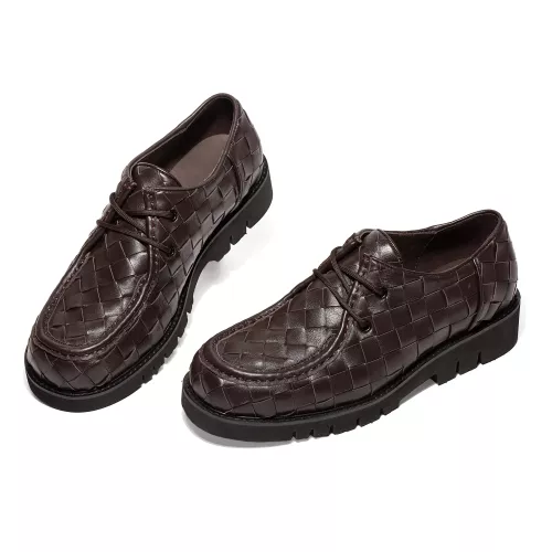 Bottega Veneta BV Leather Shoes For Men #1387966 $145.00 USD, Wholesale Replica Bottega Veneta BV Leather Shoes