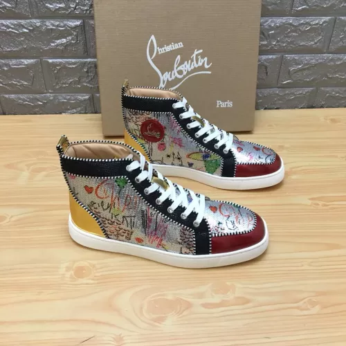Christian Louboutin High Top Shoes For Men #1388027 $96.00 USD, Wholesale Replica Christian Louboutin High Top Shoes