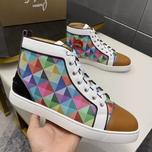 Christian Louboutin High Top Shoes For Men #1388040 $98.00 USD, Wholesale Replica Christian Louboutin High Top Shoes