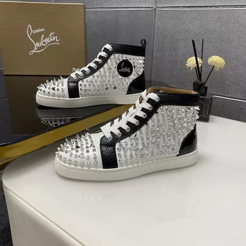 Christian Louboutin High Top Shoes For Men #1388060 $98.00 USD, Wholesale Replica Christian Louboutin High Top Shoes