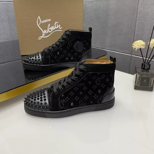 Christian Louboutin High Top Shoes For Men #1388064 $100.00 USD, Wholesale Replica Christian Louboutin High Top Shoes