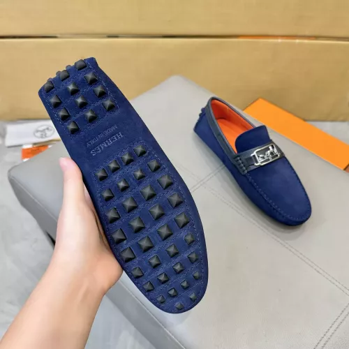 Replica Hermes Leather Shoes For Men #1388089 $98.00 USD for Wholesale