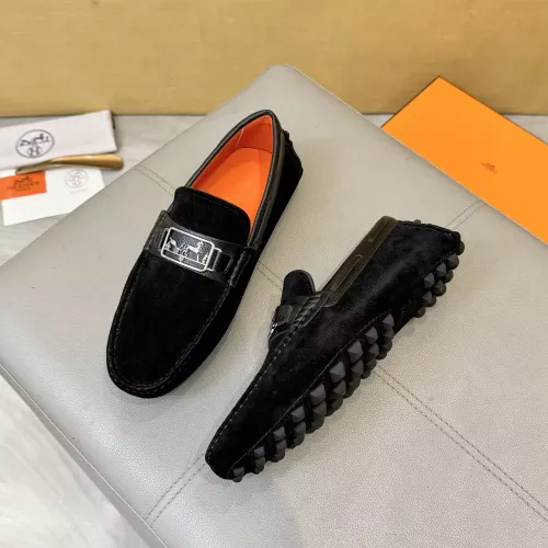 Hermes Leather Shoes For Men #1388090 $98.00 USD, Wholesale Replica Hermes Leather Shoes