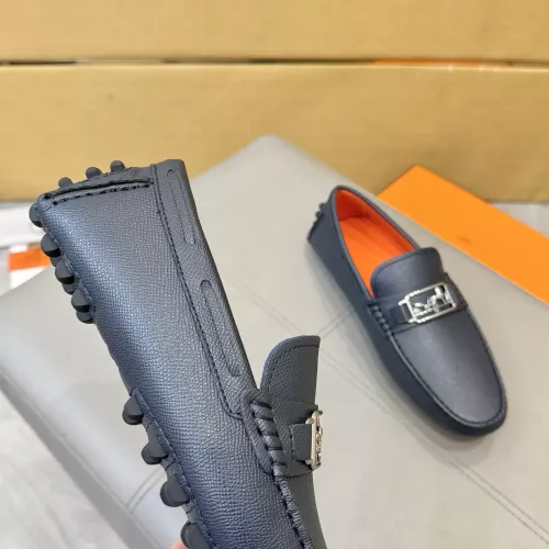Replica Hermes Leather Shoes For Men #1388091 $98.00 USD for Wholesale