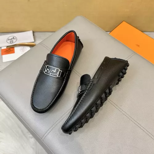 Hermes Leather Shoes For Men #1388092 $98.00 USD, Wholesale Replica Hermes Leather Shoes