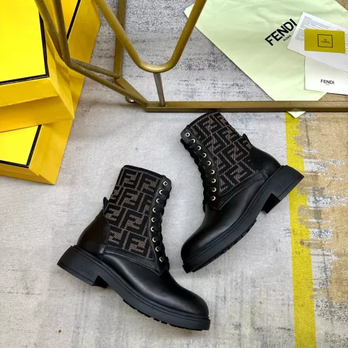 Replica Fendi Fashion Boots For Women #1388274 $108.00 USD for Wholesale