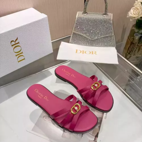 Replica Christian Dior Slippers For Women #1388293 $82.00 USD for Wholesale