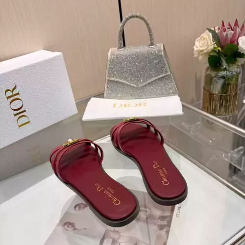 Replica Christian Dior Slippers For Women #1388295 $82.00 USD for Wholesale