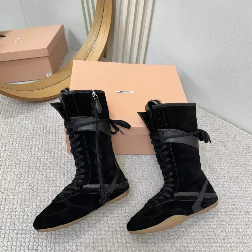 MIU MIU Boots For Women #1388324 $140.00 USD, Wholesale Replica MIU MIU Boots