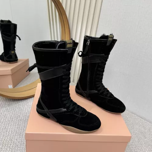 Replica MIU MIU Boots For Women #1388324 $140.00 USD for Wholesale