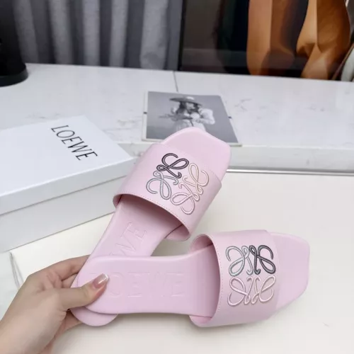 Replica LOEWE Slippers For Women #1388329 $82.00 USD for Wholesale