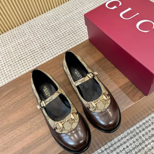Replica Gucci Oxfords Shoes For Women #1388389 $108.00 USD for Wholesale