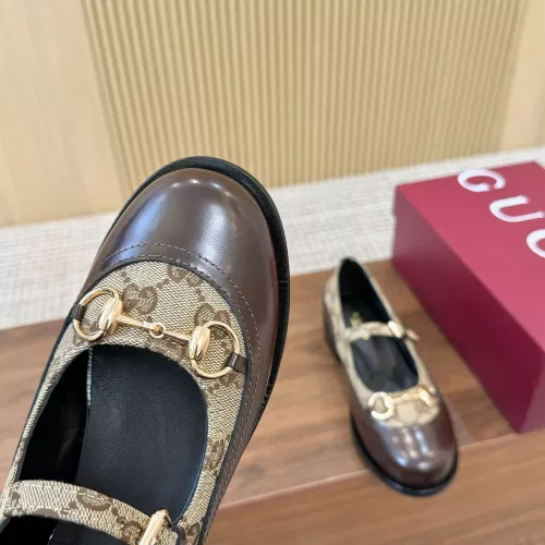 Replica Gucci Oxfords Shoes For Women #1388389 $108.00 USD for Wholesale