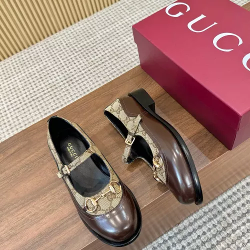 Replica Gucci Oxfords Shoes For Women #1388389 $108.00 USD for Wholesale
