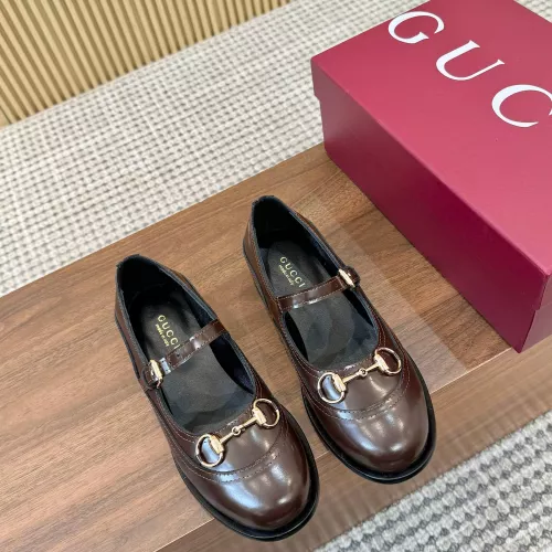 Replica Gucci Oxfords Shoes For Women #1388391 $108.00 USD for Wholesale