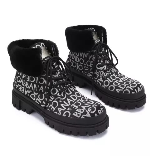 Dolce &amp; Gabbana D&amp;G Boots For Women #1388481 $132.00 USD, Wholesale Replica Dolce &amp; Gabbana D&amp;G Boots