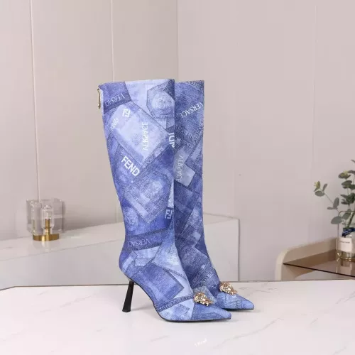 Replica Versace Boots For Women #1388581 $112.00 USD for Wholesale