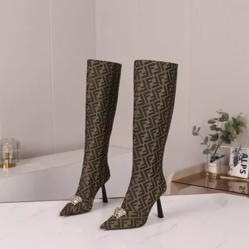 Versace Boots For Women #1388582 $112.00 USD, Wholesale Replica Versace Boots