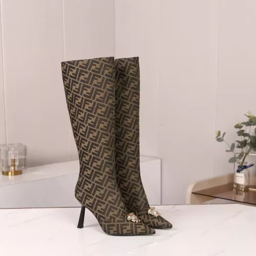Replica Versace Boots For Women #1388582 $112.00 USD for Wholesale
