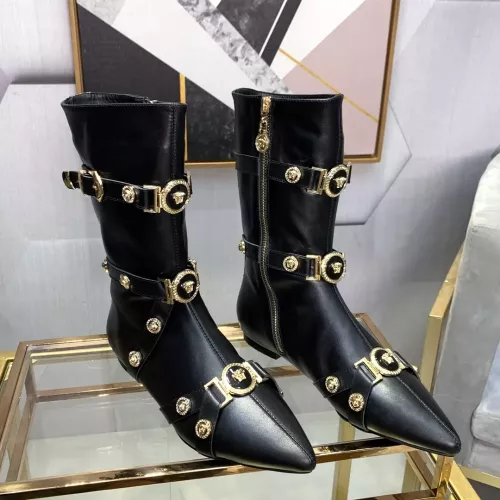 Versace Boots For Women #1388587 $125.00 USD, Wholesale Replica Versace Boots