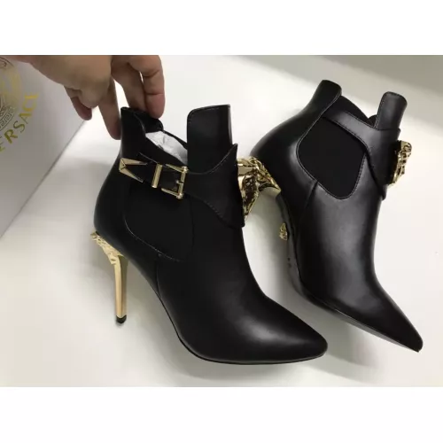 Versace Boots For Women #1388588 $92.00 USD, Wholesale Replica Versace Boots