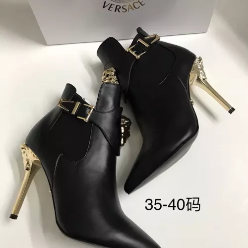 Replica Versace Boots For Women #1388588 $92.00 USD for Wholesale