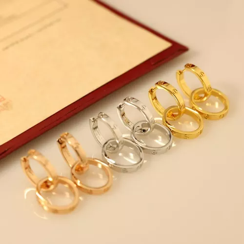 Replica Cartier Earrings For Women #1388694 $34.00 USD for Wholesale