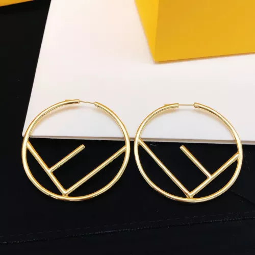 Replica Fendi Earrings For Women #1388715 $32.00 USD for Wholesale